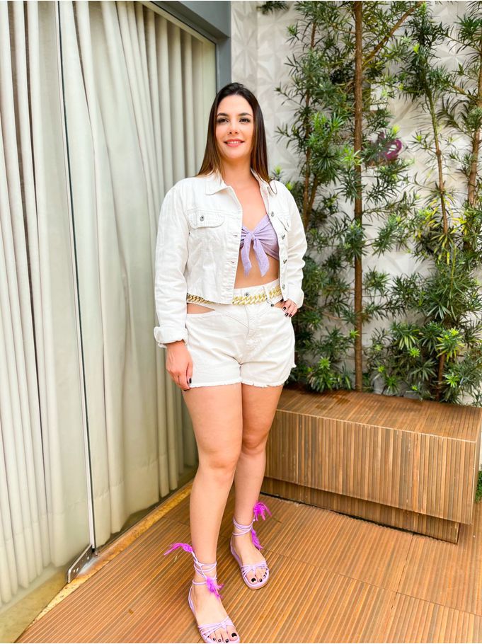Short Jeans White