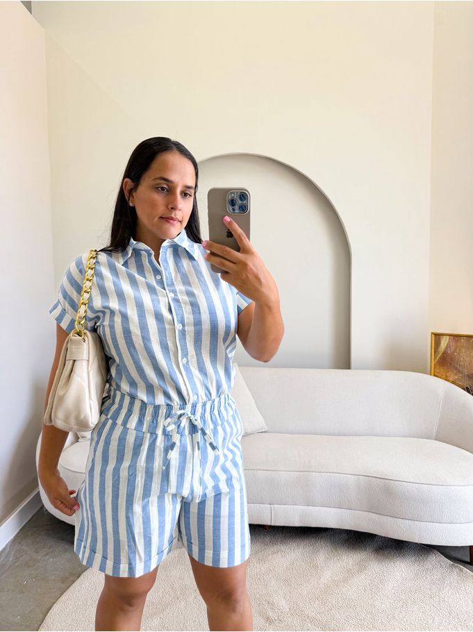 Conjunto Jordana Azul Bic 