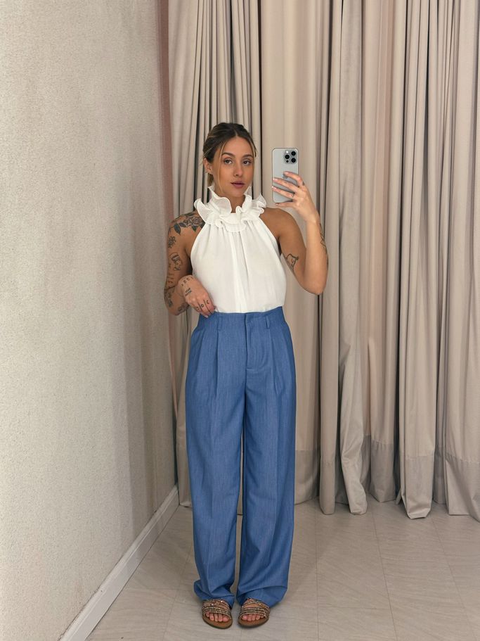 CALÇA FABIANA AZUL