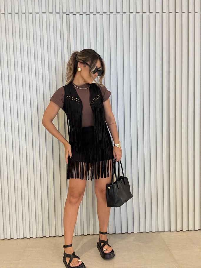 SHORT MARIANA FRANJAS PRETO
