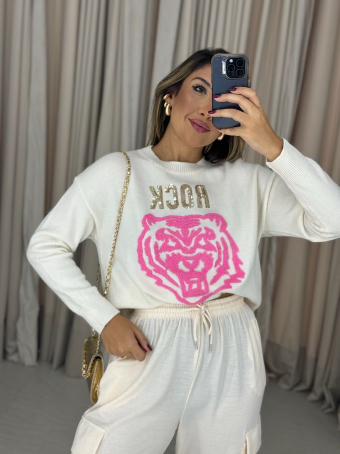 TRICOT TIGRE LOVE OFF