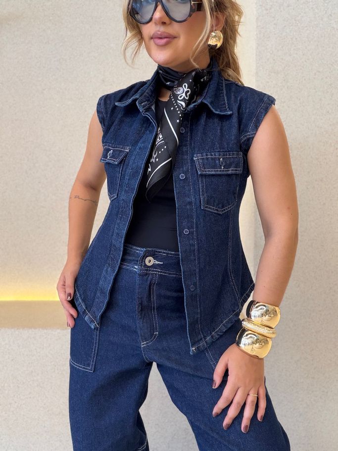 COLETE MARIA LAURA CAVADO JEANS MÉDIO