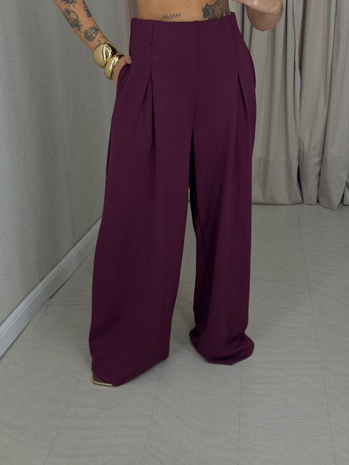 CALÇA IRIS NEOPRENE VINHO