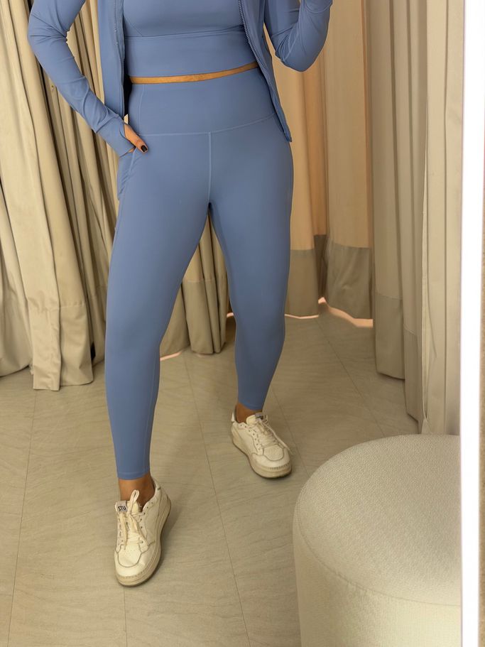CALÇA CELINE FITNESS AZUL