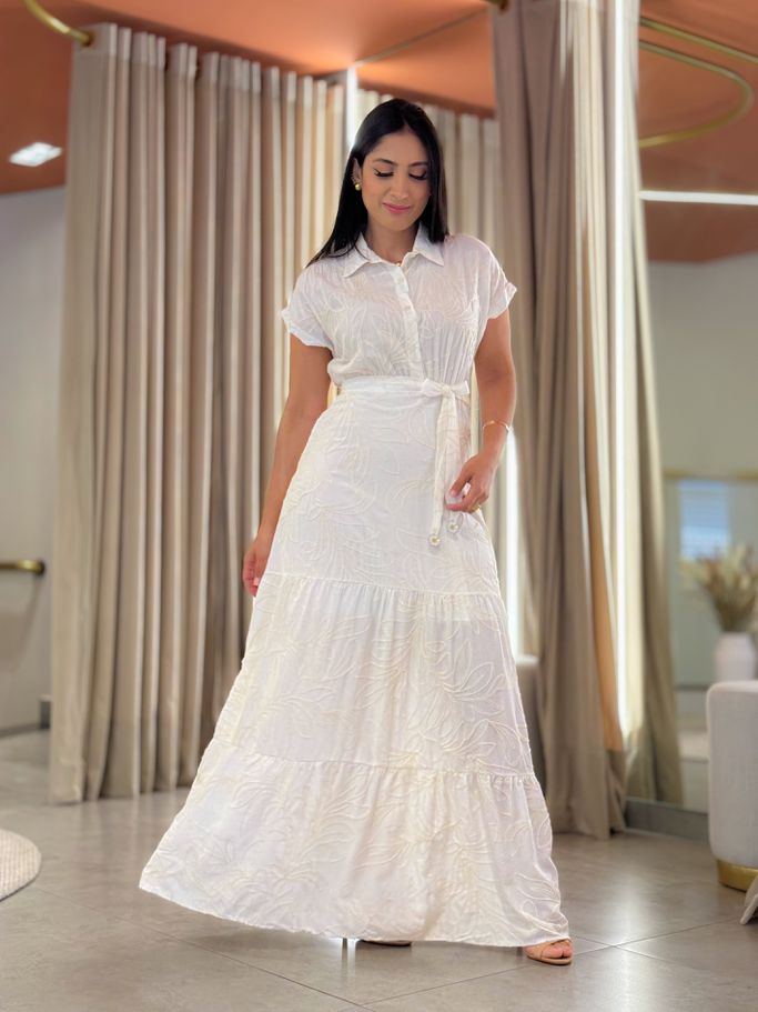 Vestido Romana Off White