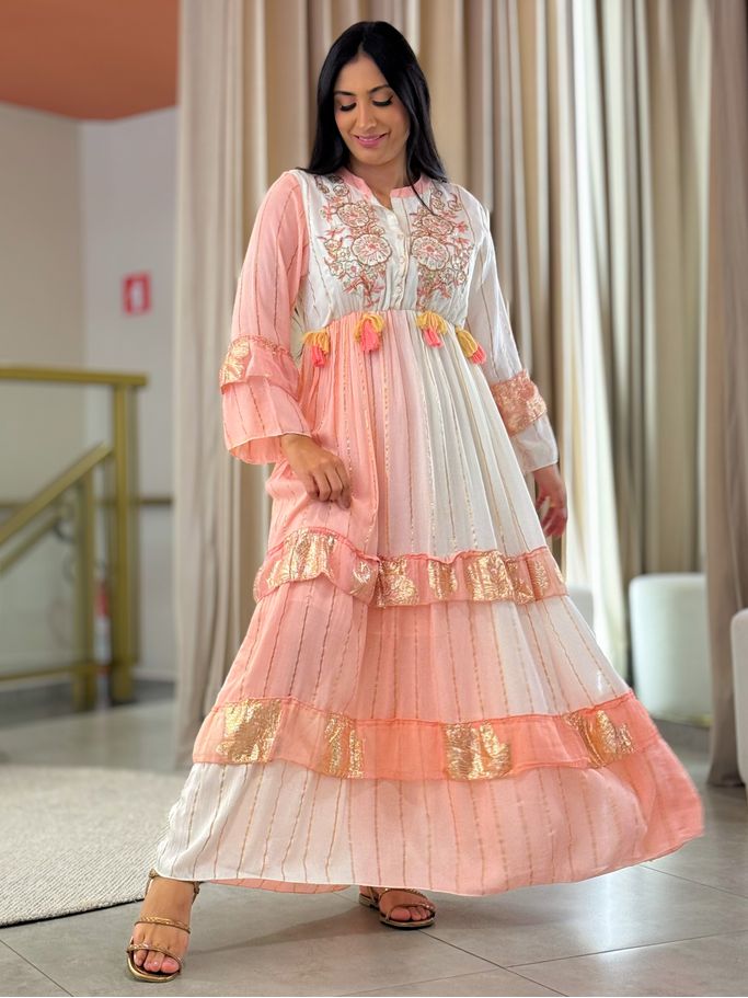 Vestido Virginia Rosa