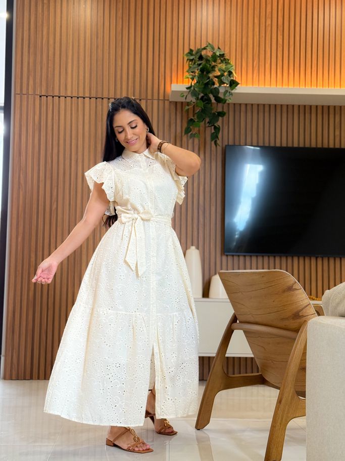 Vestido Nina Creme