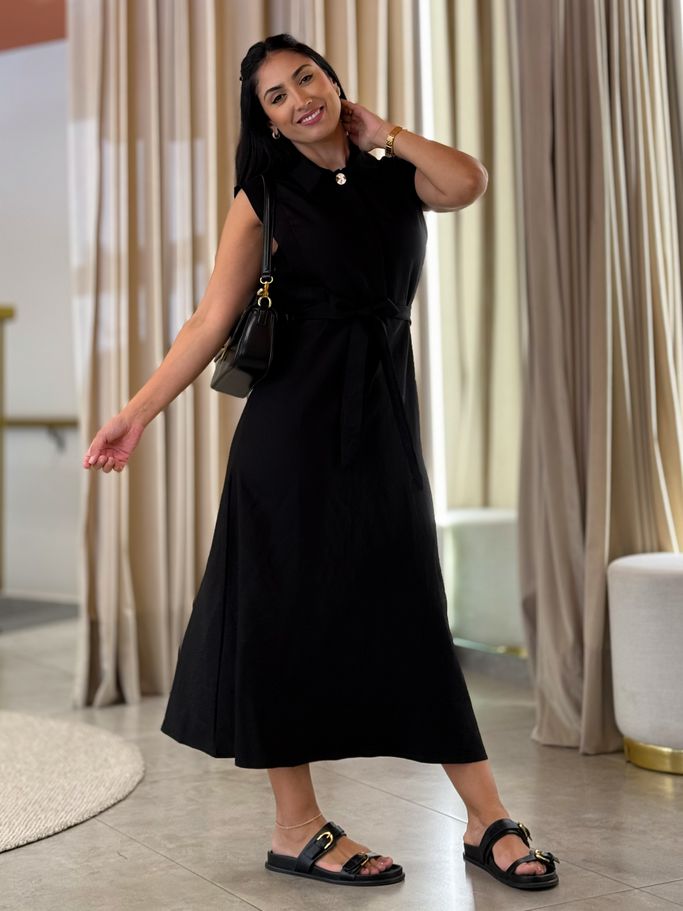 Vestido Margo Preto