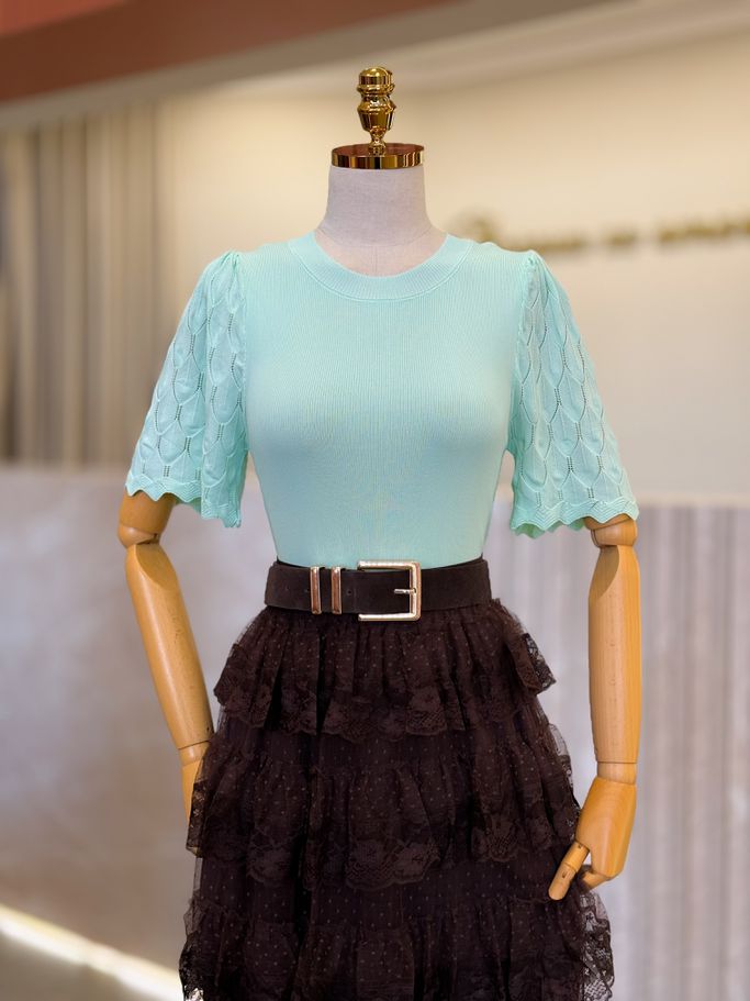 Blusa Babi Verde Menta