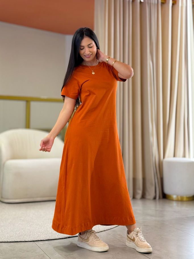 Vestido Leonora Terracota