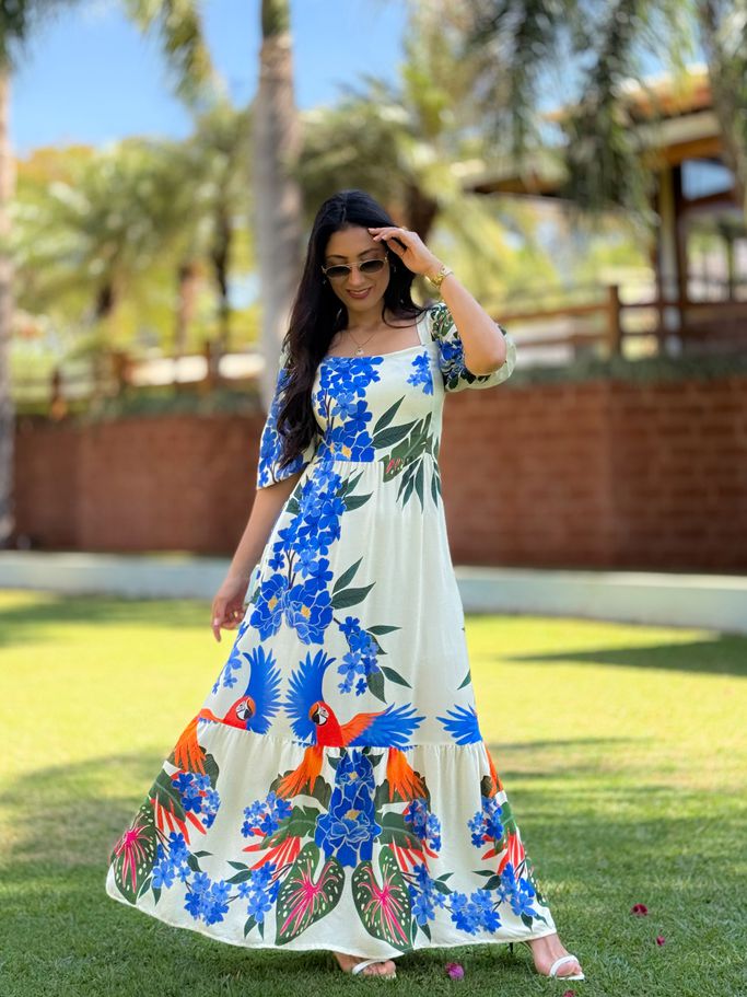 Vestido Clarice Manteiga