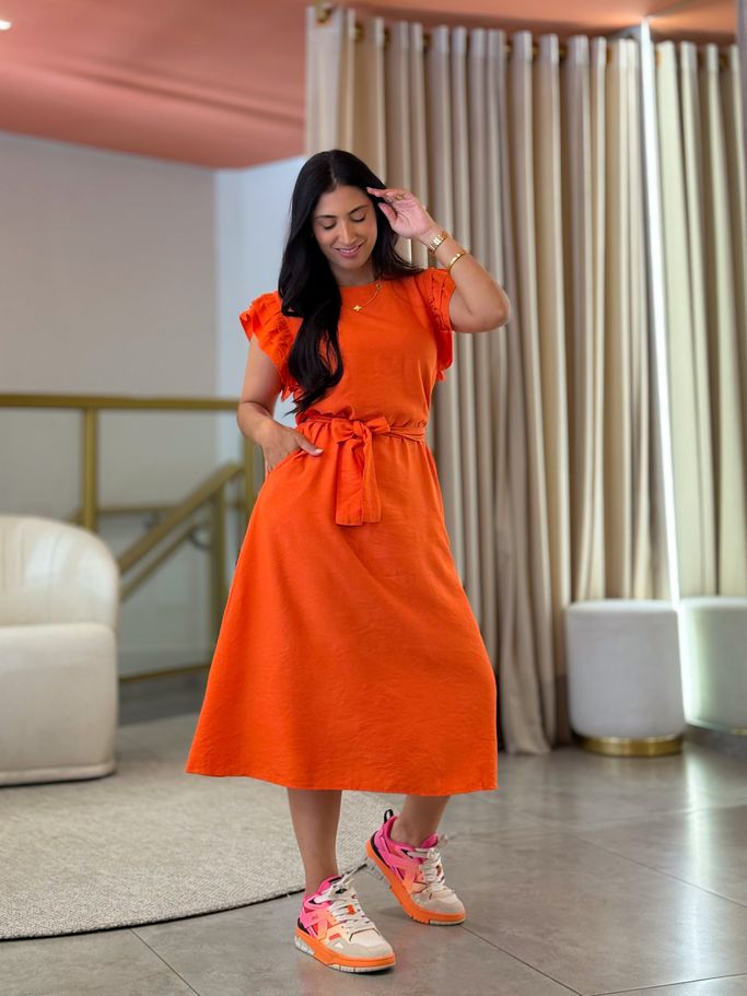 Vestido Mara Laranja
