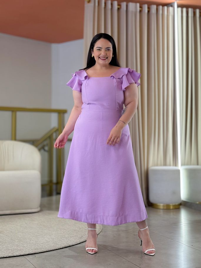 Vestido Ane Lilás