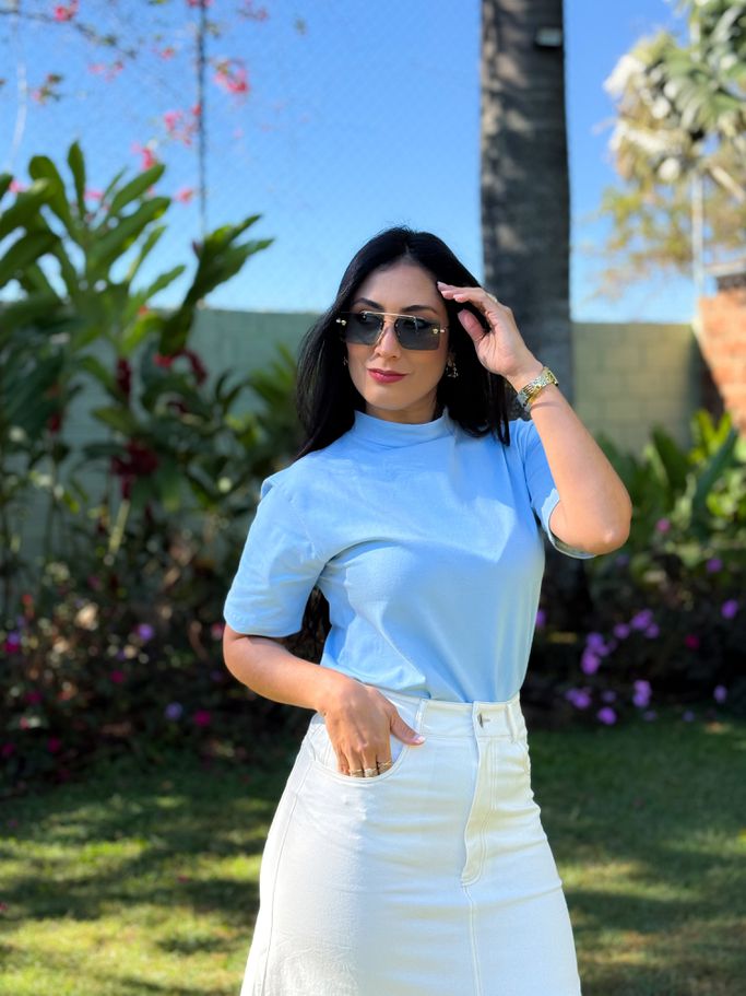Blusa Betina Azul Bebe