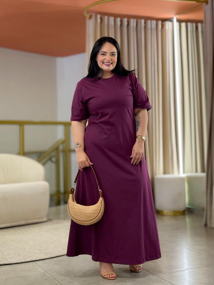 Vestido Leonora Roxo