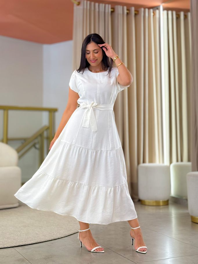 Vestido Livia Branco