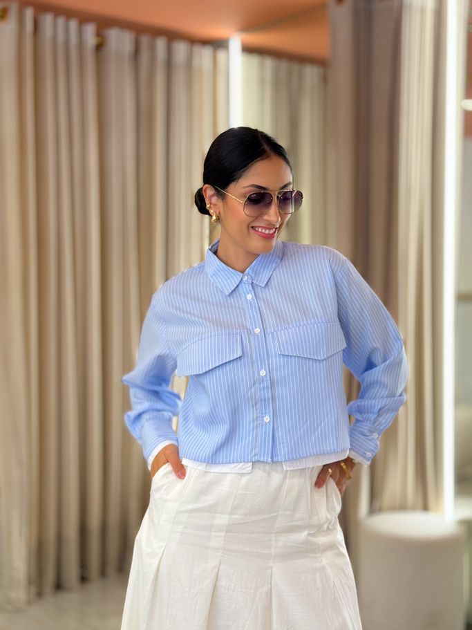 Camisa Serena Azul