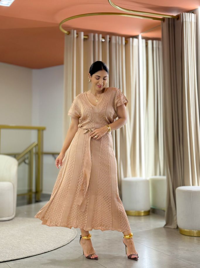 Vestido Tamires Nude