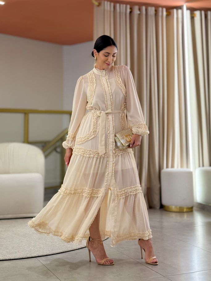 Vestido Noiva Beatriz Nude