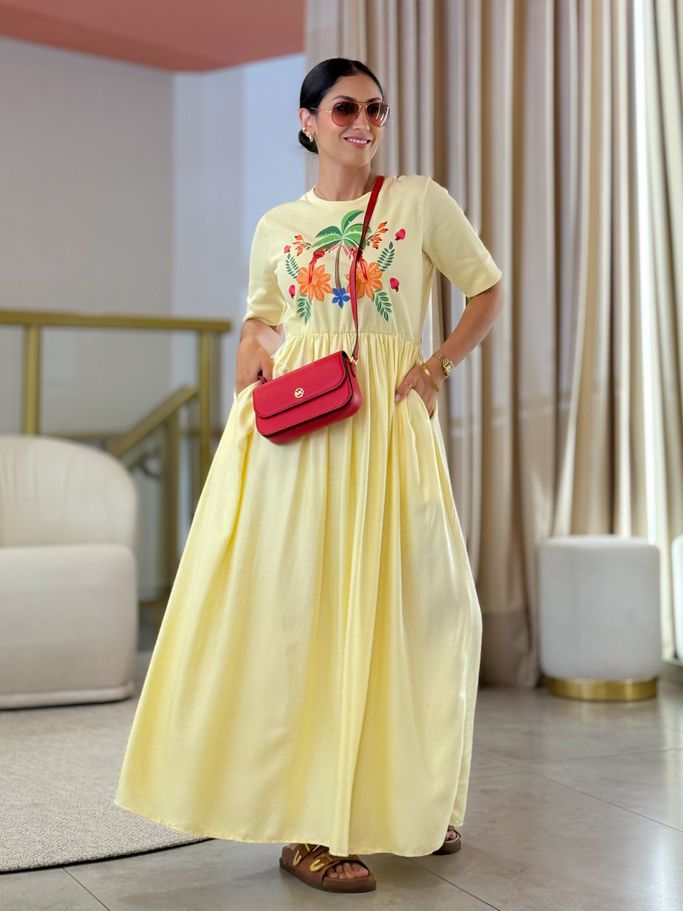 Vestido Kiara Amarelo
