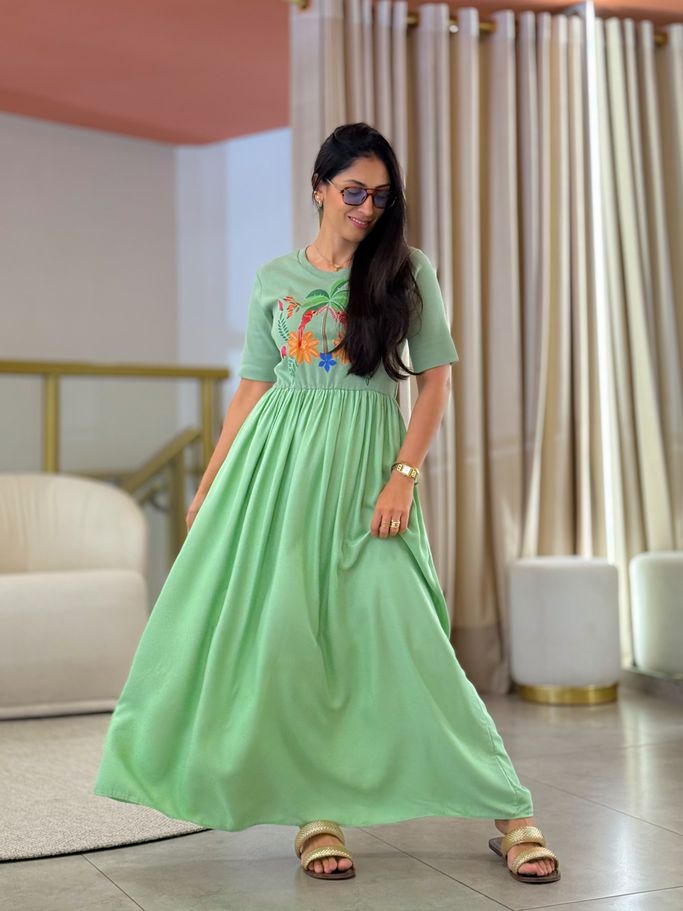 Vestido Kiara Verde Oliva
