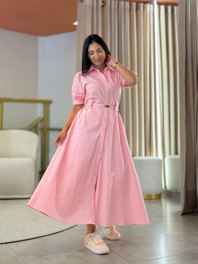 Vestido Rebeca Rosa Bebe