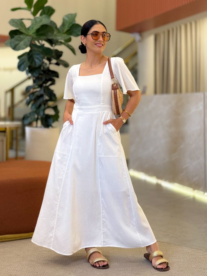 Vestido Sofia Branco