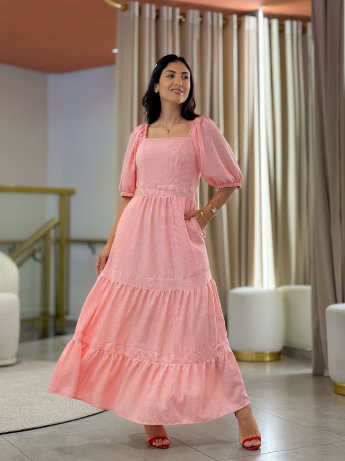 Vestido Maria Flor Vermelho