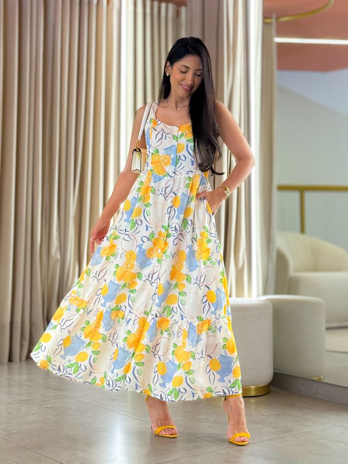 Vestido Italia Creme