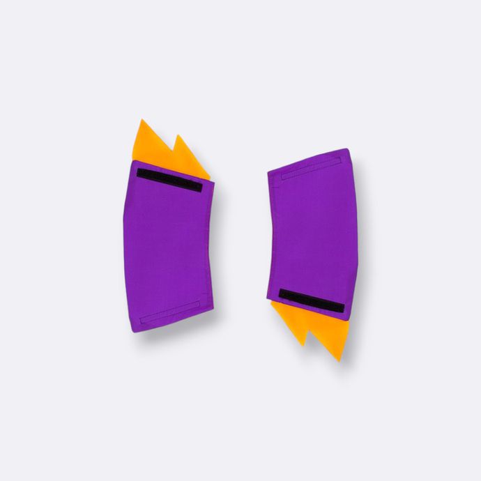 Bracelete raio roxo e amarelo