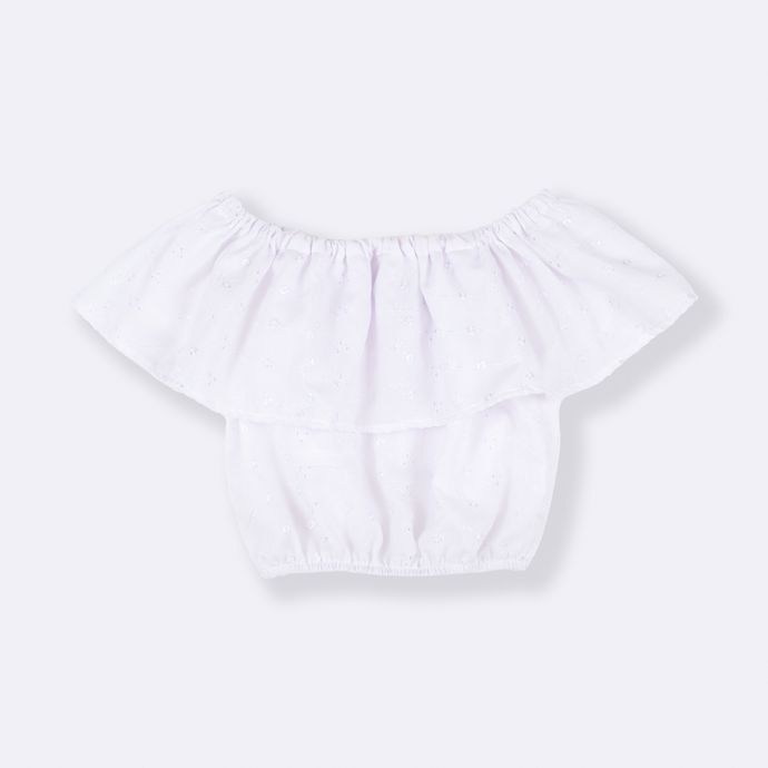 Blusa Ciganinha em Laise - festa junina infantil