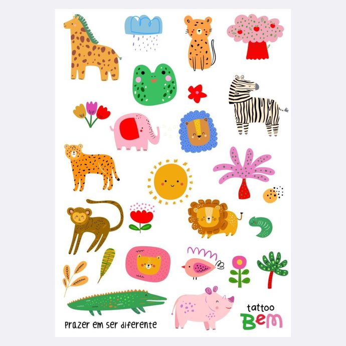 Tatuagem Infantil Temporária