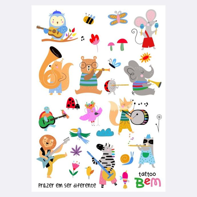 Tatuagem Infantil Temporária