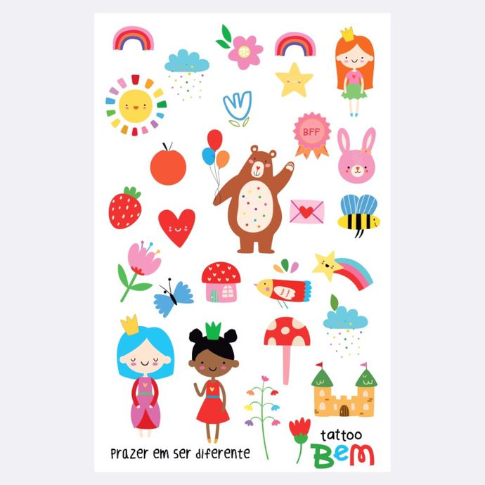 Tatuagem Infantil Temporária