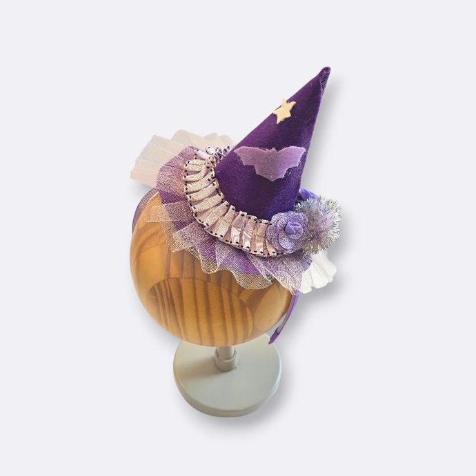 Tiara Bruxinha Encantada fantasia infantil halloween