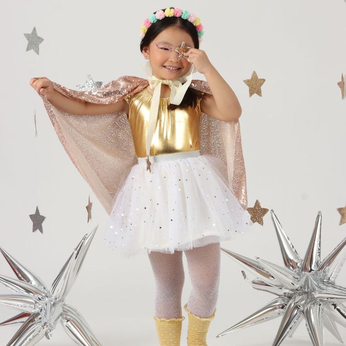 Fantasia Capa Infantil Capa Paetê Espetáculo