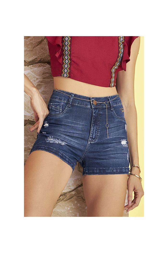 Short Jeans Boana Pedal All Confort Push Up