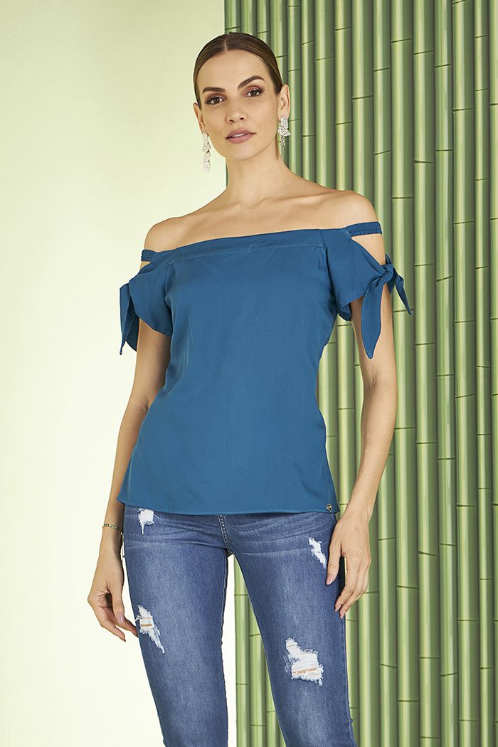 Blusa Boana Cigana Com Amarração - B132160-0003 - Boana