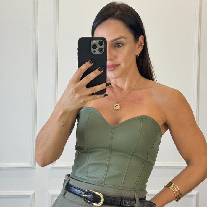 Corselet Courino Dubai Verde Militar