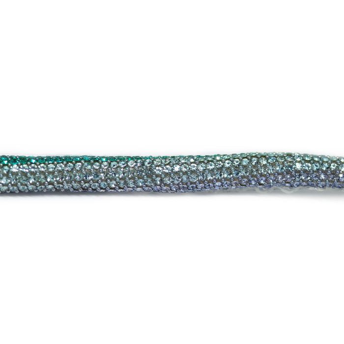 Cordão Infinity Holb - Blue Zircon, Acquamarine e ... - BM Strass