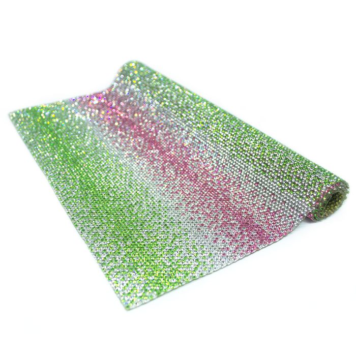 Mini Manta de Strass Malibu 24x40cm - Light Rose -... - BM Strass