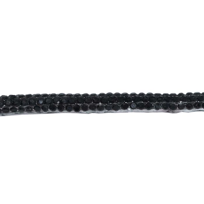 Cordão Bee ss 3,5| Jet Silicone - 28862 - BM Strass