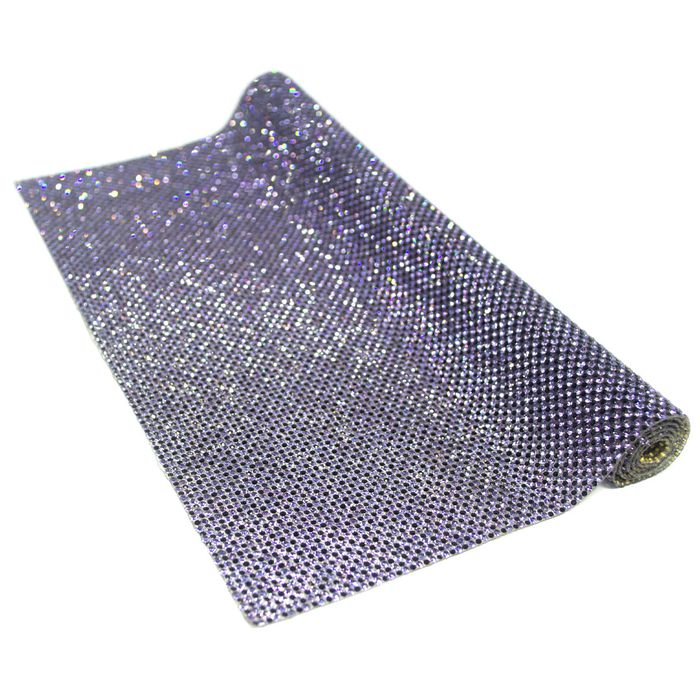 Mini Manta de Strass Metaverso 24x40cm - Tanzanite... - BM Strass
