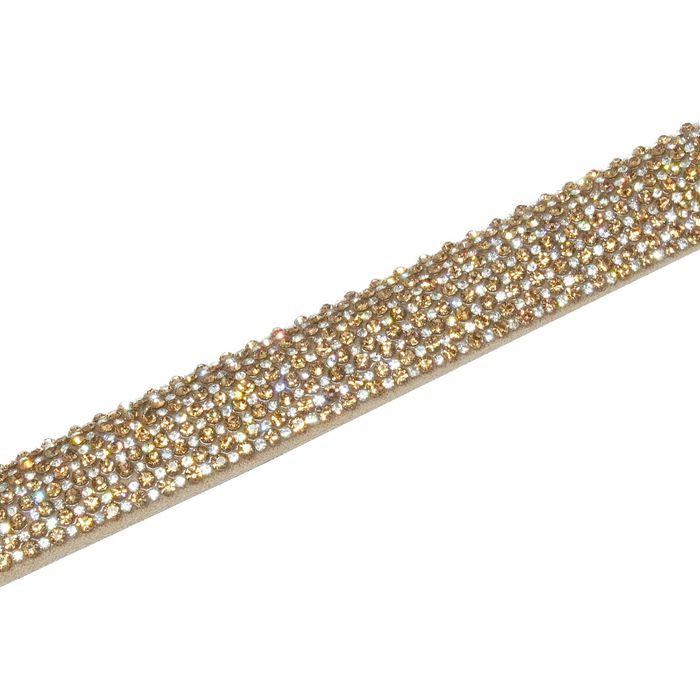 Tira Meia Cana Metaverso 16mm | LCT, Cristal - 383... - BM Strass