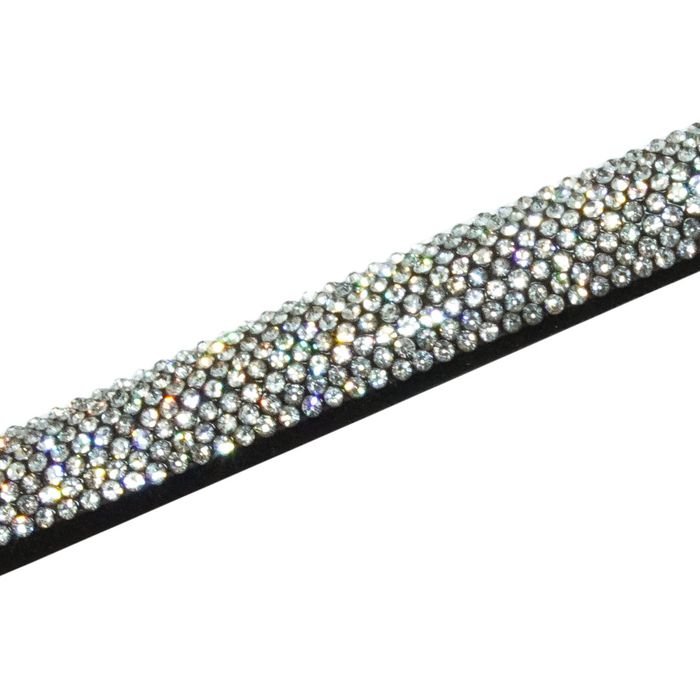 Tira de Strass Meia Cana Bee 10mm - Pedra Cristal,... - BM Strass