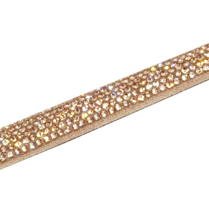 Tira de Strass Meia Cana Bee 10mm - Light Peach - ... - BM Strass