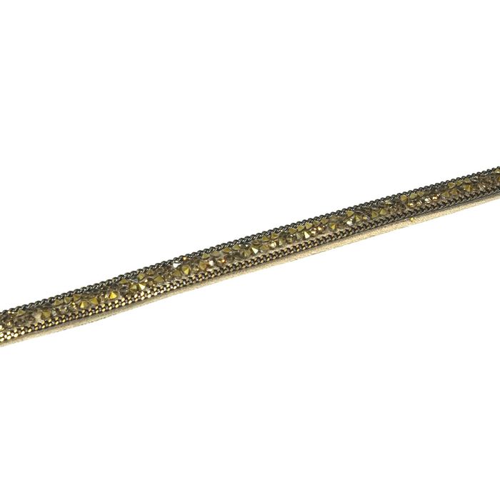 Tira de Strass Meia Cana Sparke 6mm - LCT, Forro A... - BM Strass