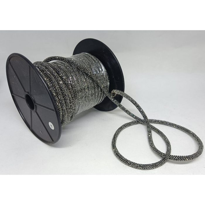 Cordão Infinity 360° | Hematite Grafite - 28193 - BM Strass