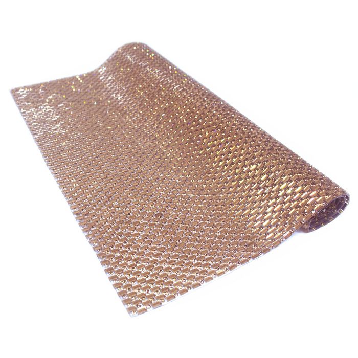 Mini Manta Nero | Light Peach- 24 x 40 cm - 29882 - BM Strass