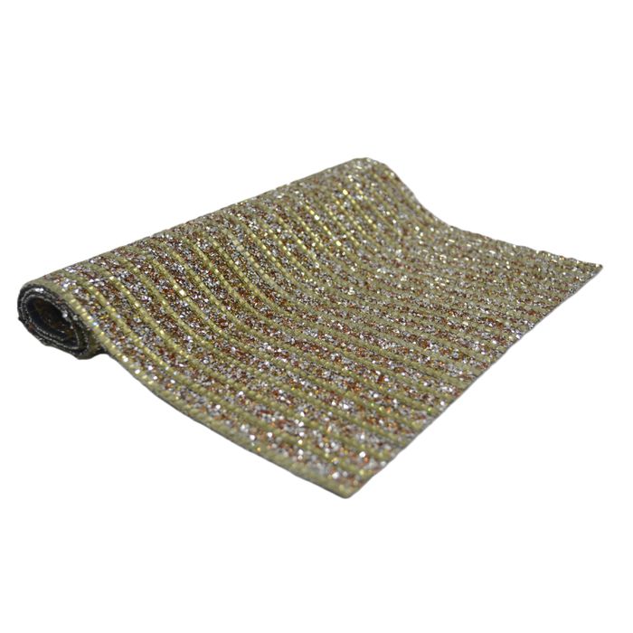 Mini Manta de Strass Celeste 40x24 cm - Jonquil - ... - BM Strass